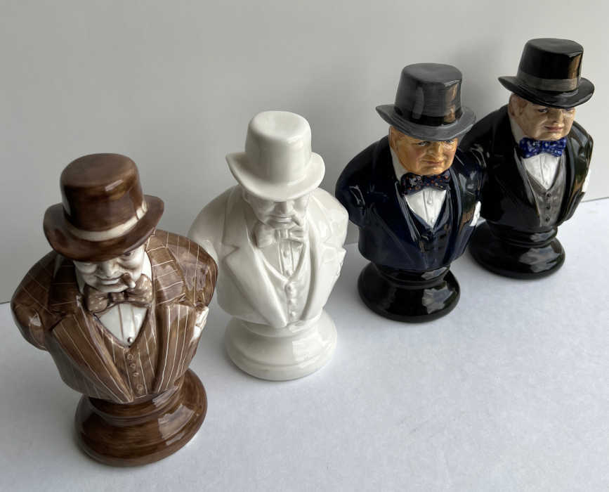 Four Churchill Busts by Michael Sutty Four Churchill Busts by Michael Sutty
