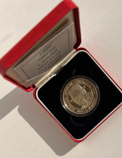 Alderney £5 Winston Churchill Coin