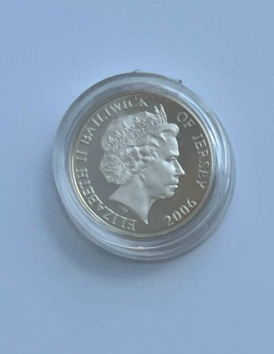 Bailiwick of Jersey Coin Silver Churchill 2006 £5 - reverse