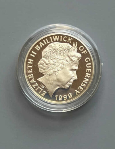 Guernsey Coin Queen Elizabeth Five-Pound