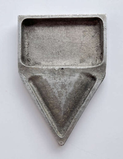 Wartime Ashtray depicting Winston Churchill - back