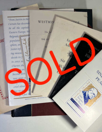 The Sinews of Peace - 6 Pamphlets SOLD