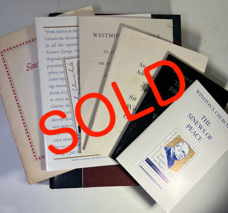 The Sinews of Peace - 6 Pamphlets SOLD The Sinews of Peace - 6 Pamphlets SOLD